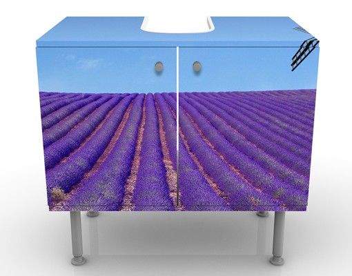 Wanddeko Gäste WC Lavendelduft in der Provence