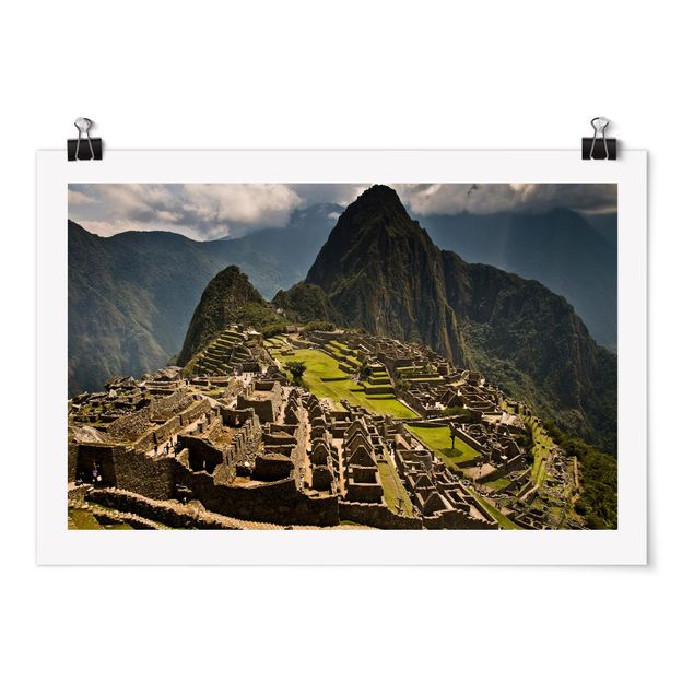Wanddeko Esszimmer Machu Picchu