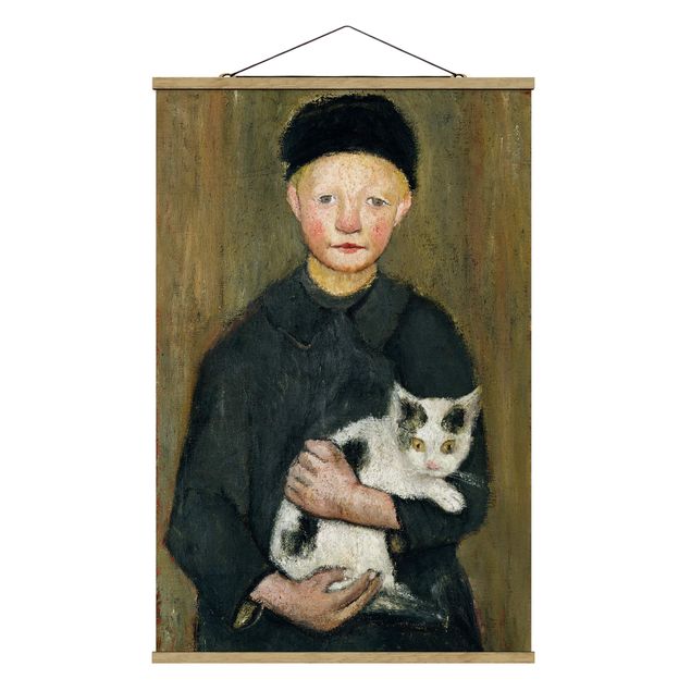 Wanddeko Flur Paula Modersohn-Becker - Knabe mit Katze