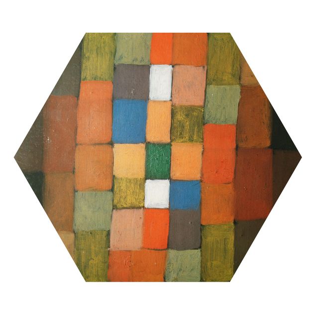 Wanddeko orange Paul Klee - Steigerung