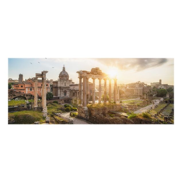 Deko Italien Forum Romanum bei Sonnenaufgang