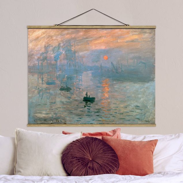 Wanddeko blau Claude Monet - Impression