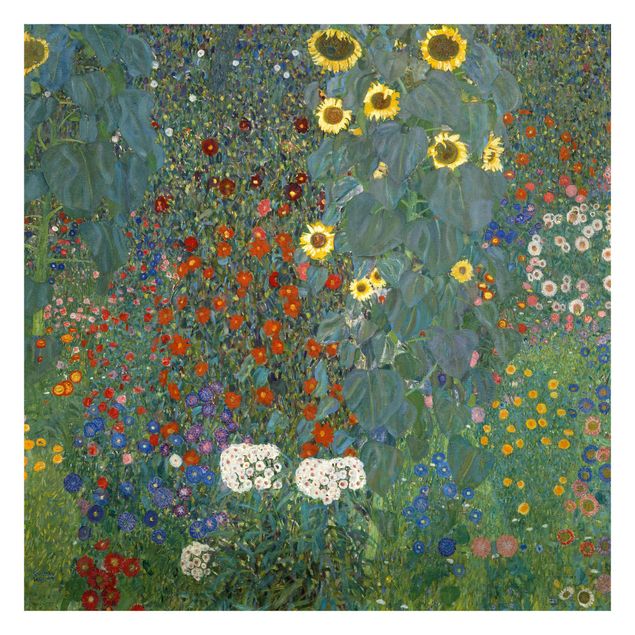 Wanddeko Flur Gustav Klimt - Garten Sonnenblumen