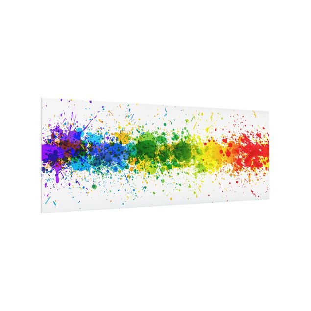 Deko Regenbogen Rainbow Splatter