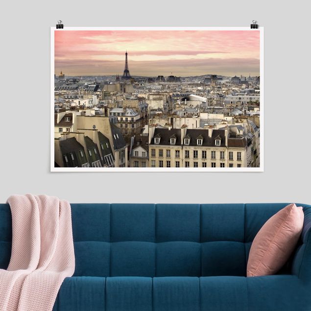 Wanddeko Architektur Paris hautnah