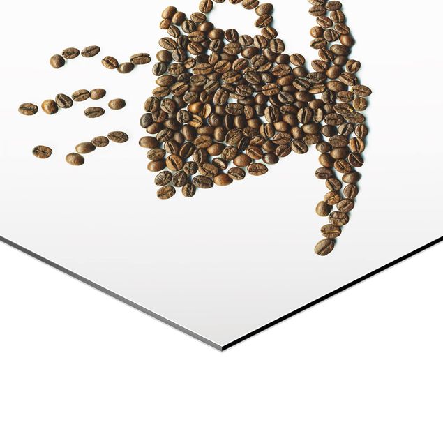 Wandbilder Kaffee Coffee Beans Cup