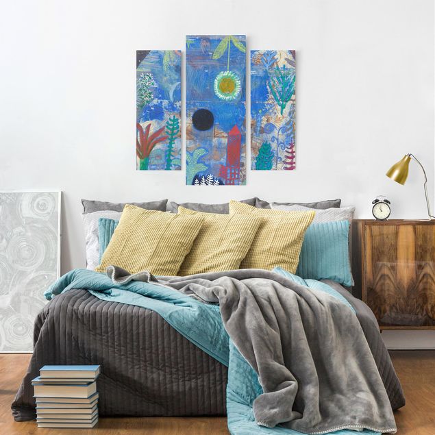 Wanddeko Schlafzimmer Paul Klee - Versunkene Landschaft
