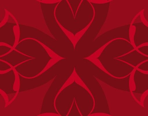 Pattern Design Rotes Orient Ornament