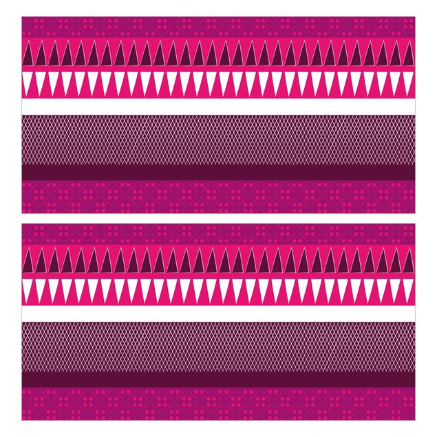 Pattern Design Pink Ethnomix