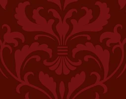Pattern Design Roter Französischer Barock