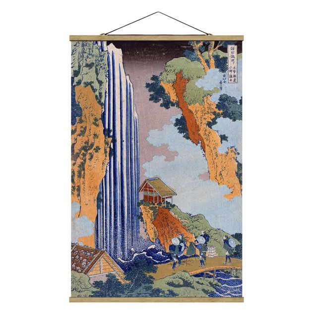Wanddeko Flur Katsushika Hokusai - Ono Wasserfall