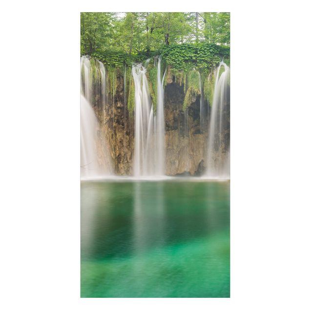 Wohndeko Bäume Wasserfall Plitvicer Seen