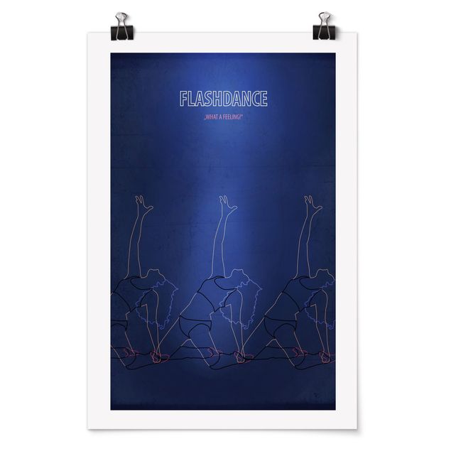 Wanddeko Esszimmer Filmposter Flashdance