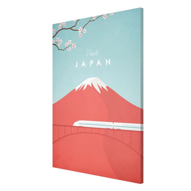Magnettafel - Reiseposter - Japan - Memoboard Hochformat 3:2