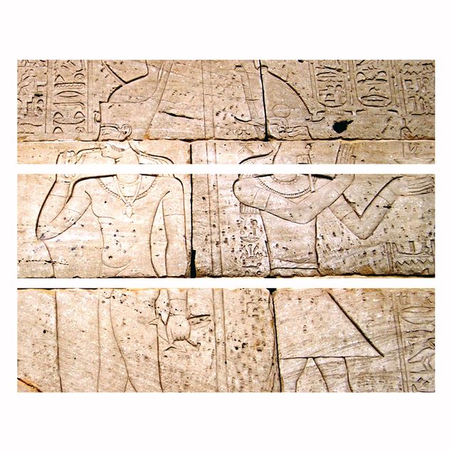 Wanddeko Stein Egypt Relief