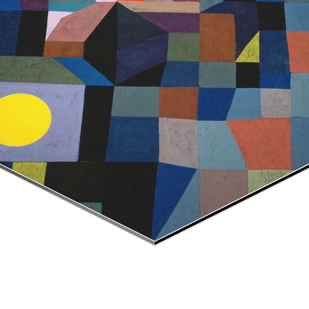 Wanddeko über Sofa Paul Klee - Feuer bei Vollmond