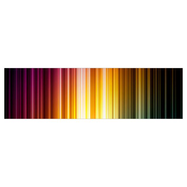 Küchenrückwand Folie Rainbow Light