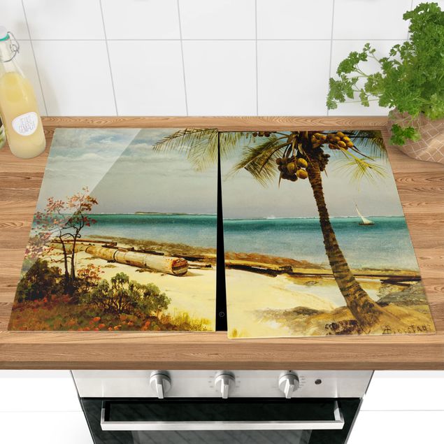 Küchen Deko Albert Bierstadt - Küste in den Tropen
