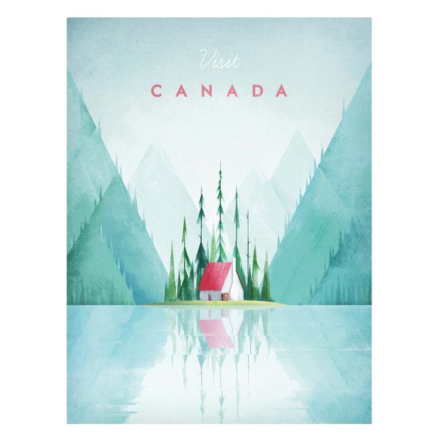 Wanddeko Esszimmer Reiseposter - Canada