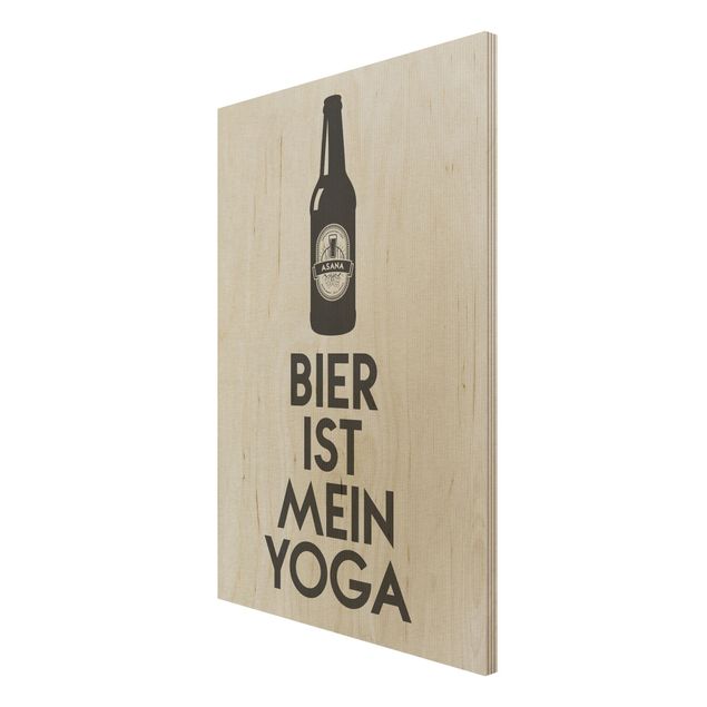 Wanddeko Esszimmer Bier Ist Mein Yoga