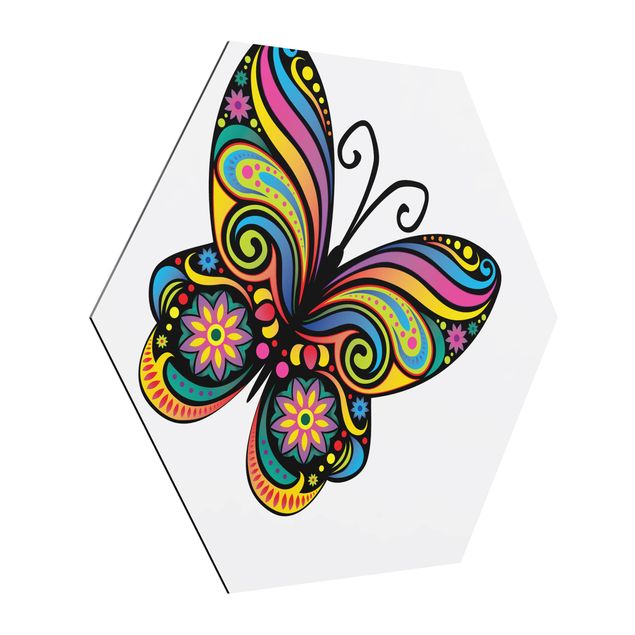 Wanddeko Flur No.BP22 Mandala Schmetterling