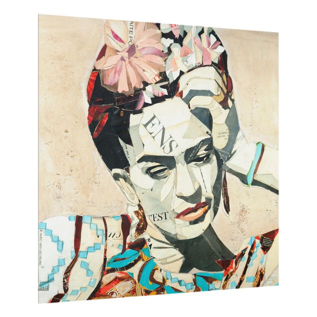 Deko Menschen Frida Kahlo - Collage No.1