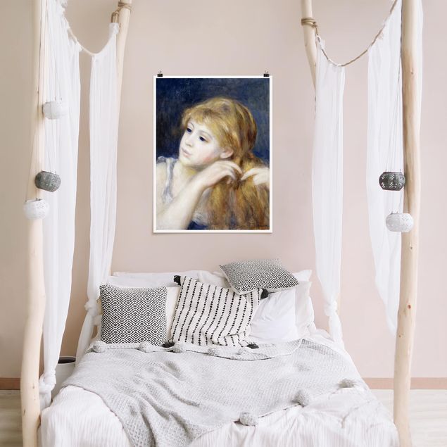 Wanddeko Schlafzimmer Auguste Renoir - Kopf eines Mädchens