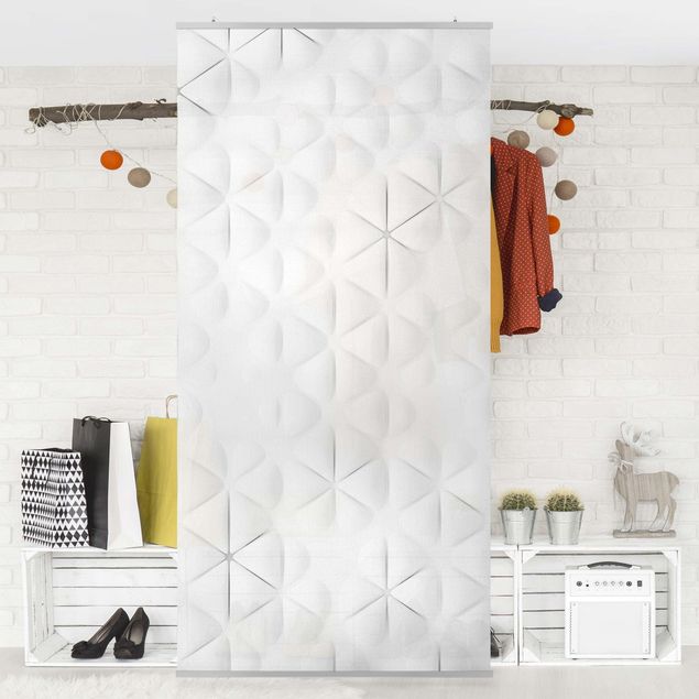 Wanddeko Schlafzimmer Abstrakte Dreiecke in 3D
