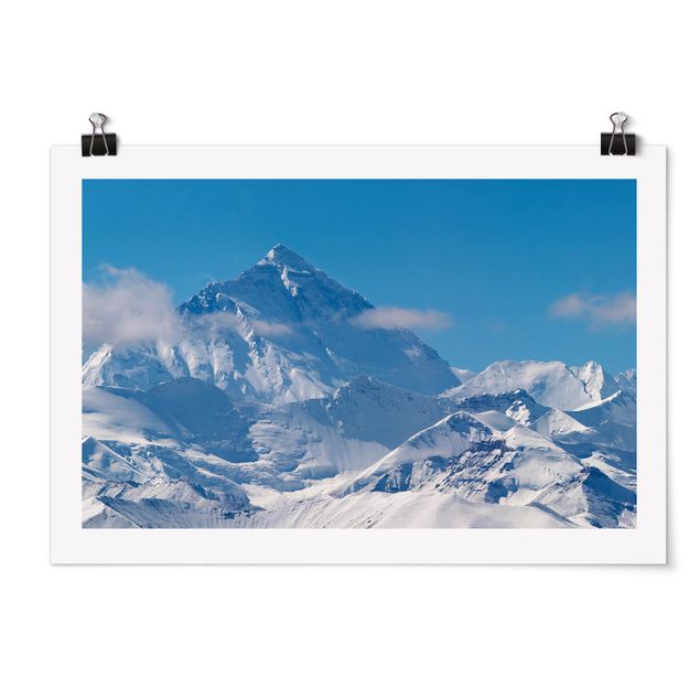 Wanddeko Esszimmer Mount Everest