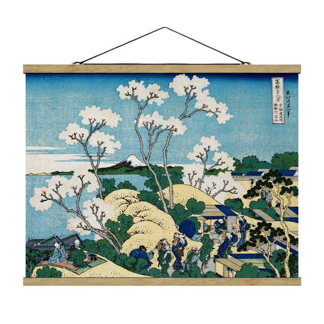 Wanddeko Flur Katsushika Hokusai - Der Fuji von Gotenyama