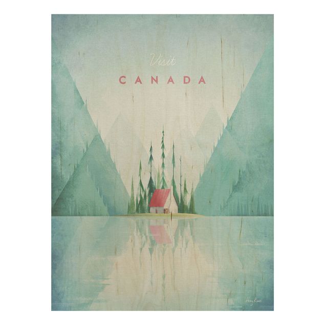 Wanddeko Flur Reiseposter - Canada