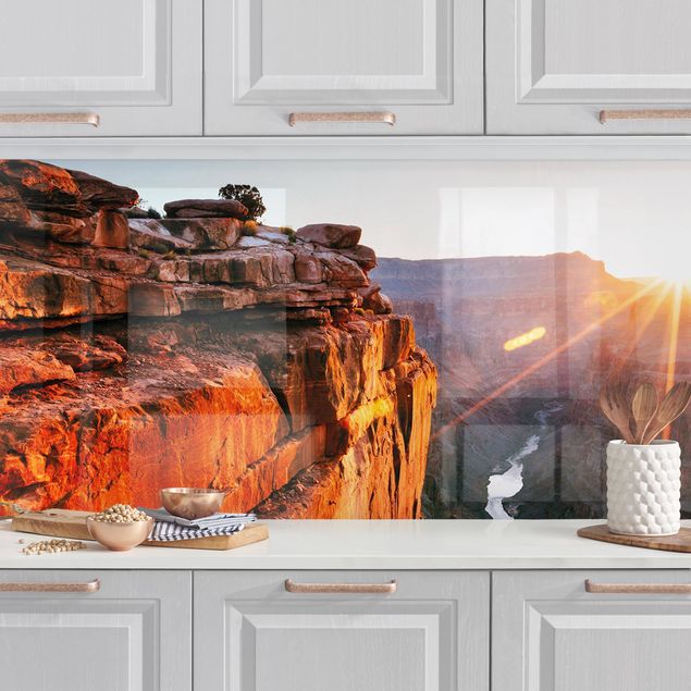 Küche Dekoration Sonne im Grand Canyon