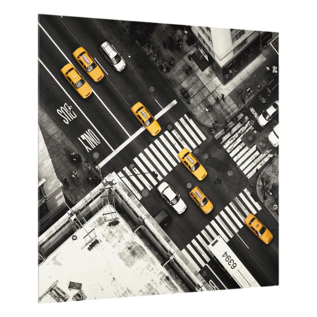 Wanddeko Erde New York City Cabs