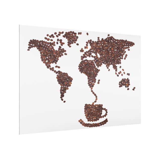 Deko Kaffee Kaffee um die Welt