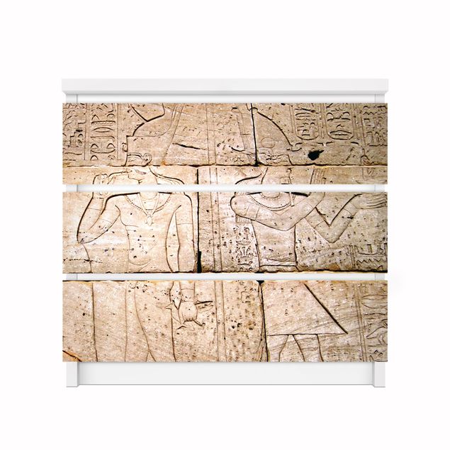 Wanddeko Esszimmer Egypt Relief