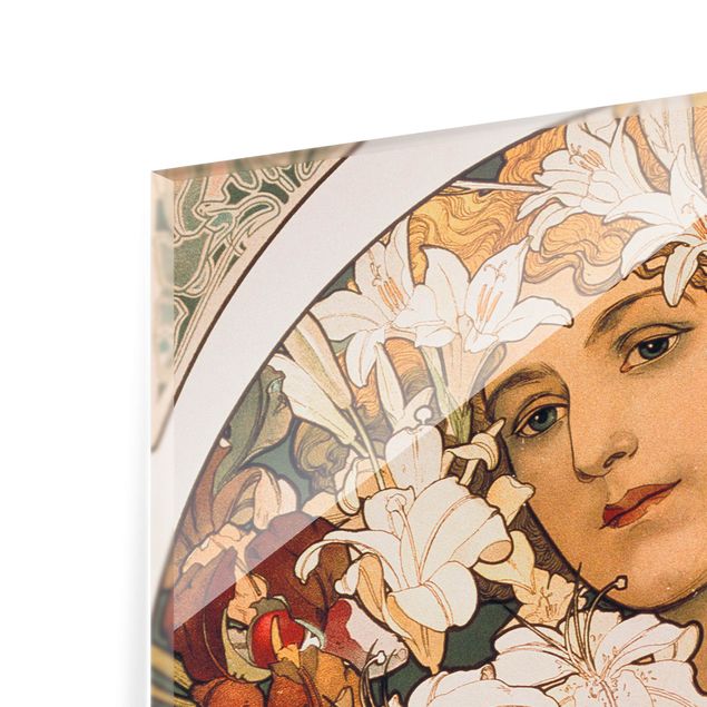 Wohndeko Frau Alfons Mucha - Blume
