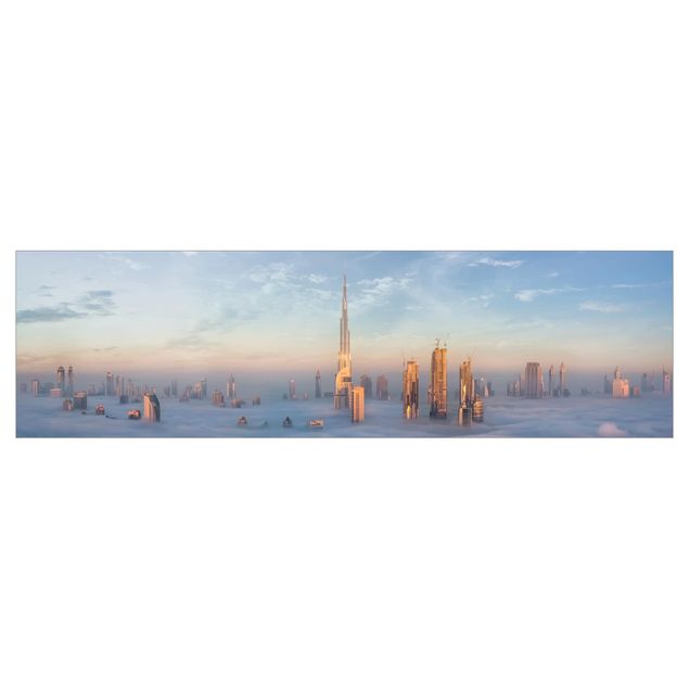 Wanddeko Fotografie Dubai über den Wolken