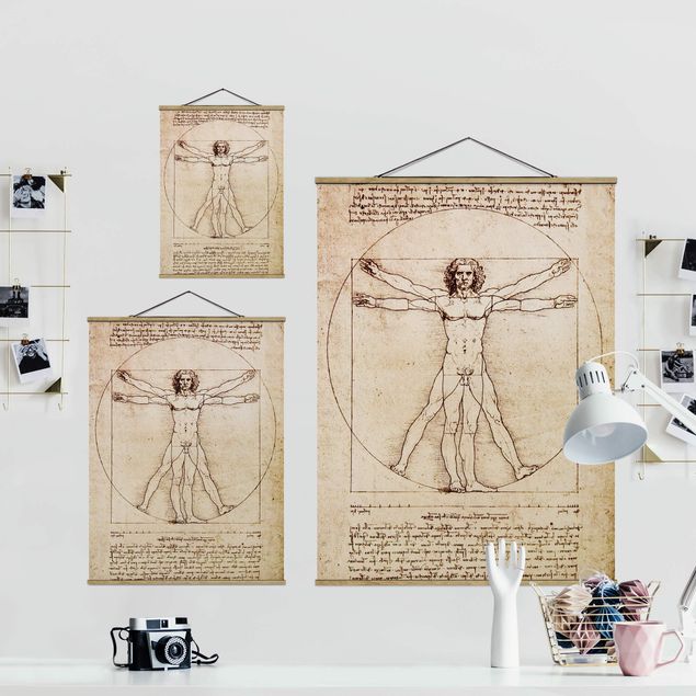 Wanddeko Büro Da Vinci