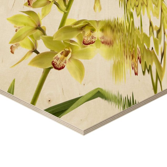 Wanddeko Praxis Elegant Orchid Waters