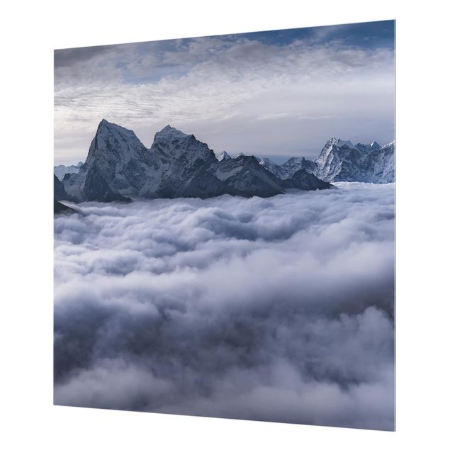 Wohndeko Landschaftspanorama Wolkenmeer im Himalaya