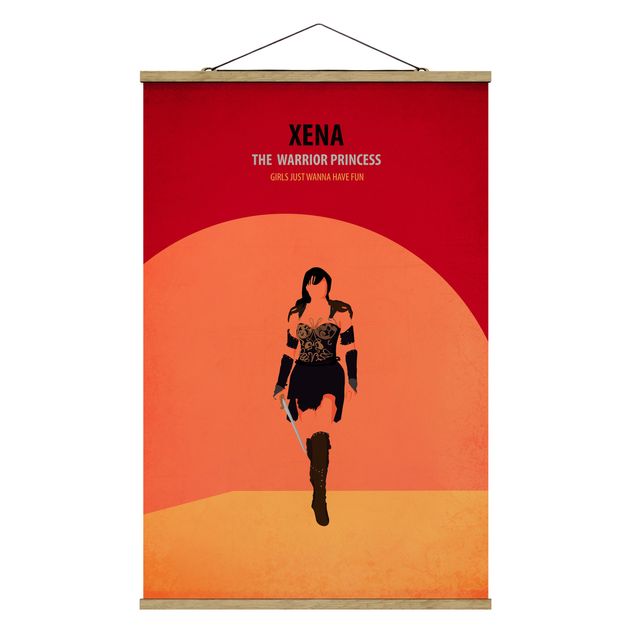 Wanddeko Esszimmer Filmposter Xena
