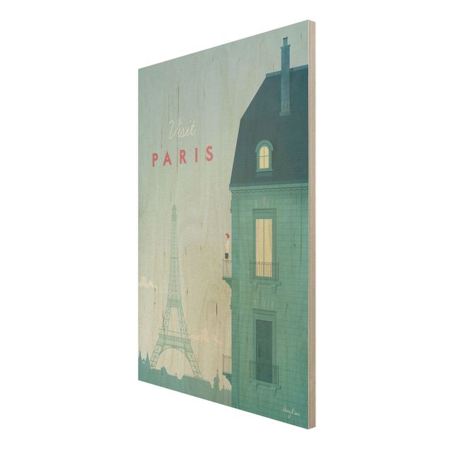 Wanddeko Schlafzimmer Reiseposter - Paris