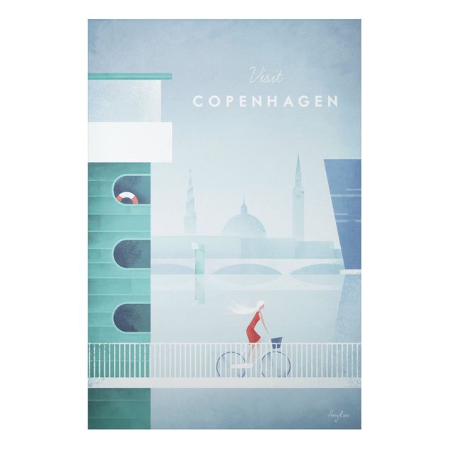 Wanddeko Flur Reiseposter - Kopenhagen