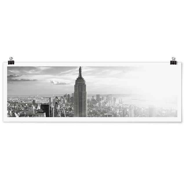 Wanddeko Esszimmer Manhattan Skyline