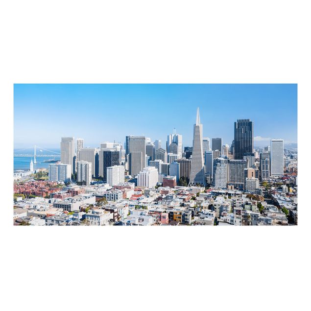 Wanddeko Architektur San Francisco Skyline