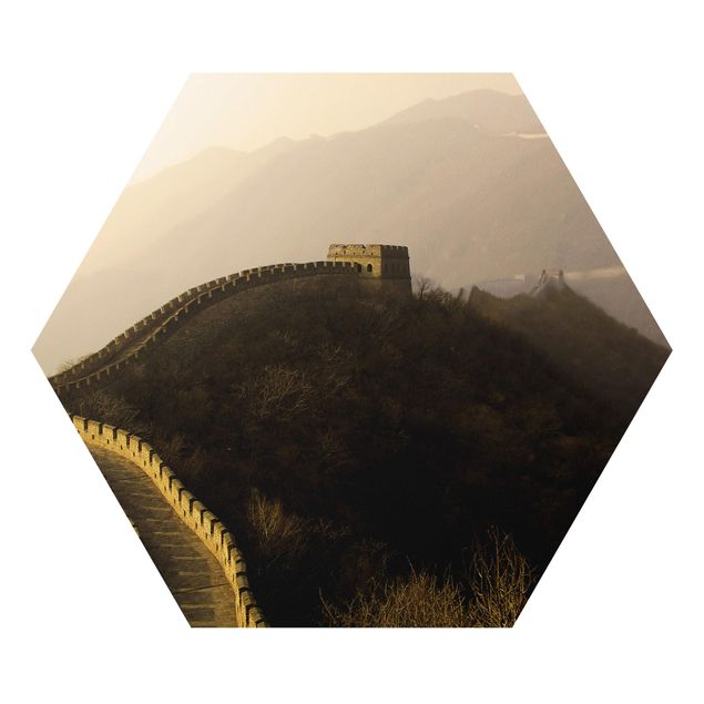 Wanddeko Esszimmer Sonnenaufgang über der chinesischen Mauer