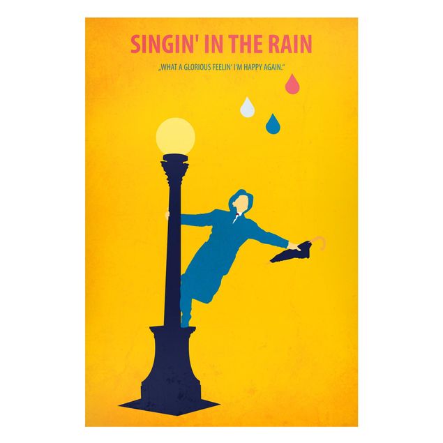 Wanddeko Flur Filmposter Singing in the rain