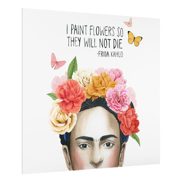Wohndeko Malerei Fridas Gedanken - Blumen