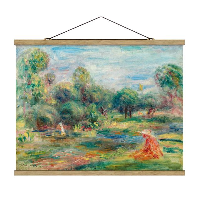 Wanddeko Flur Auguste Renoir - Landschaft bei Cagnes