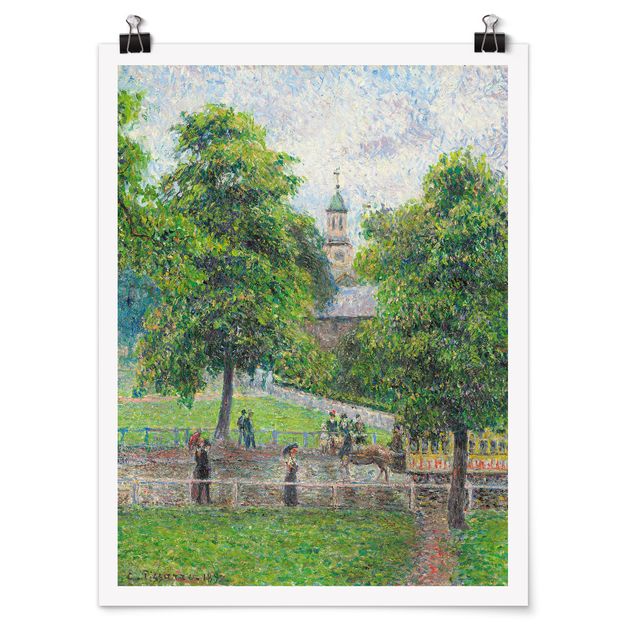 Pointillismus Bilder Camille Pissarro - Saint Anne's Church